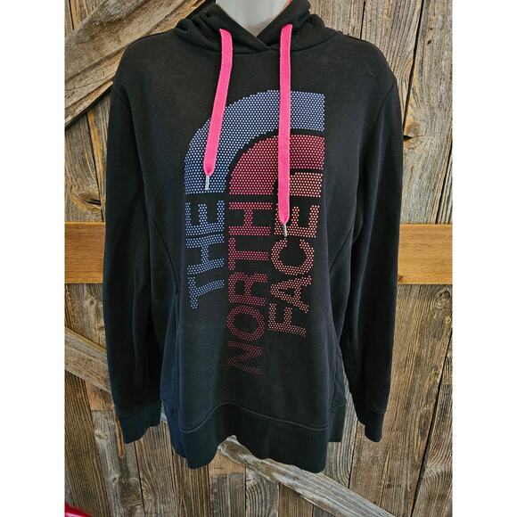 The north face y2k spell out hoodie with pocket size large L women's sweater - Picture 1 of 6